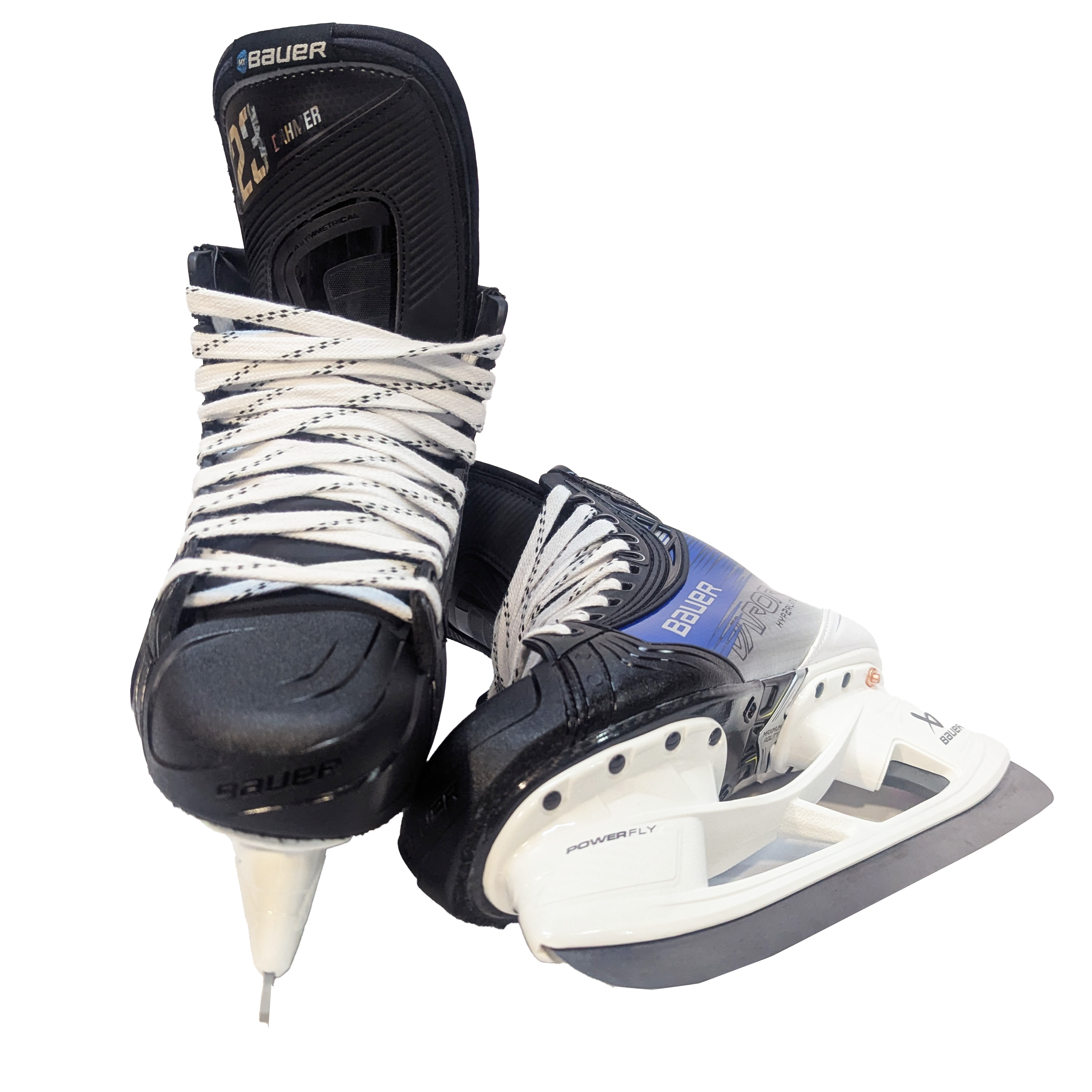 Bauer Vapor Hyperlite 2 - Pro Stock Hockey Skates - Size 7 (Blue)
